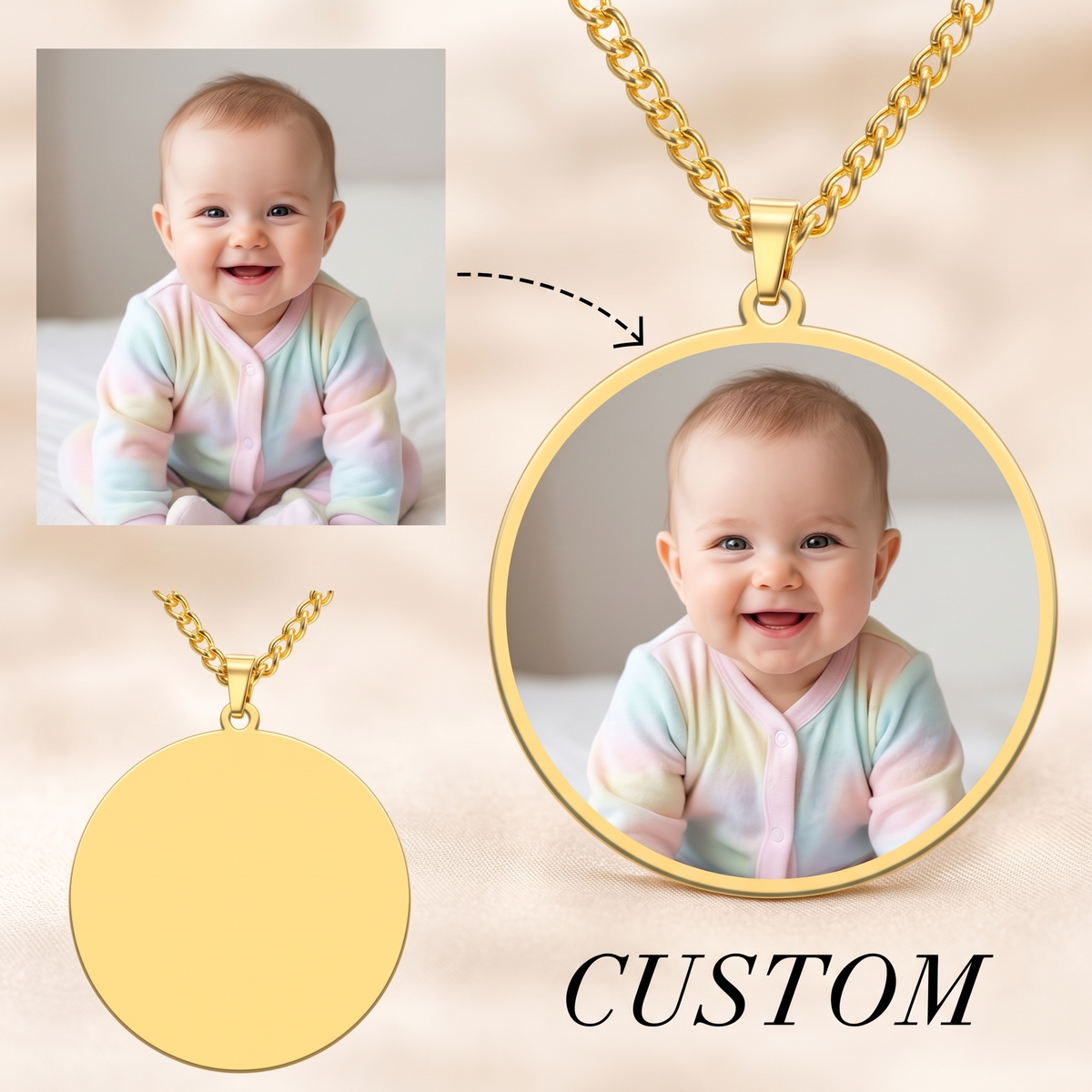 Custom Photo Necklace
